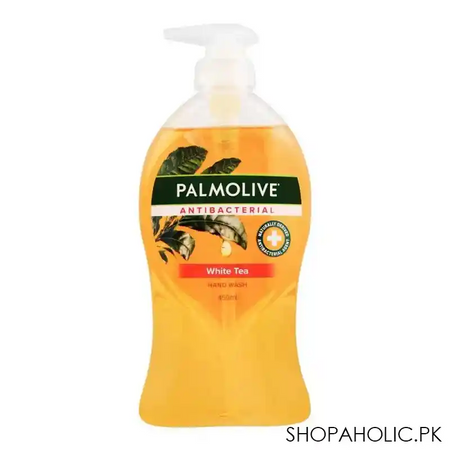 palmolive antibacterial white tea hand wash, 450ml image2