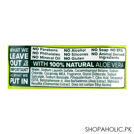 palmolive naturals aloe vera & chamomile liquid hand wash, refill, 450ml, pouch image3