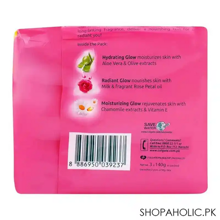 palmolive naturals glow soap, 3 in one pack, 3x145g image3