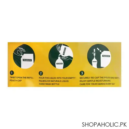 palmolive naturals milk & honey liquid hand wash, refill, 450ml image4
