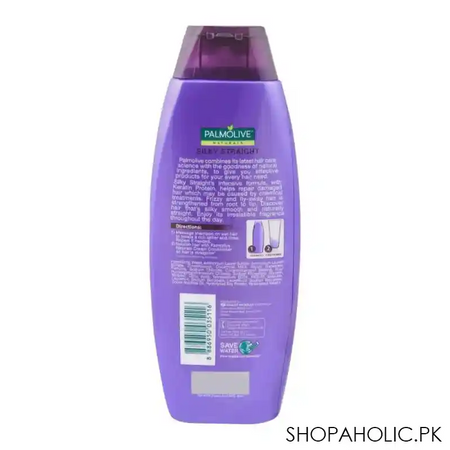 palmolive silky straight shampoo, keratin, 375ml image3