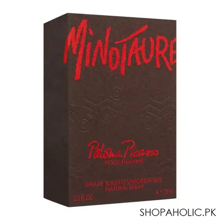 paloma picasso minotaure pour homme eau de toilette, fragrance for men, 75ml image2