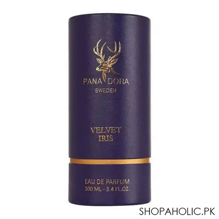 pana dora sweden velvet iris eau de parfum for men & women, 100ml image2