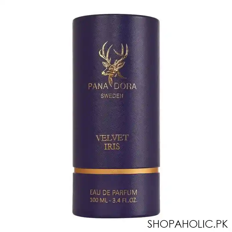 pana dora sweden velvet iris eau de parfum for men & women, 100ml image2