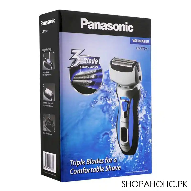 Panasonic 3-Blade Washable Shaver, ES-RT30-S - Image 3