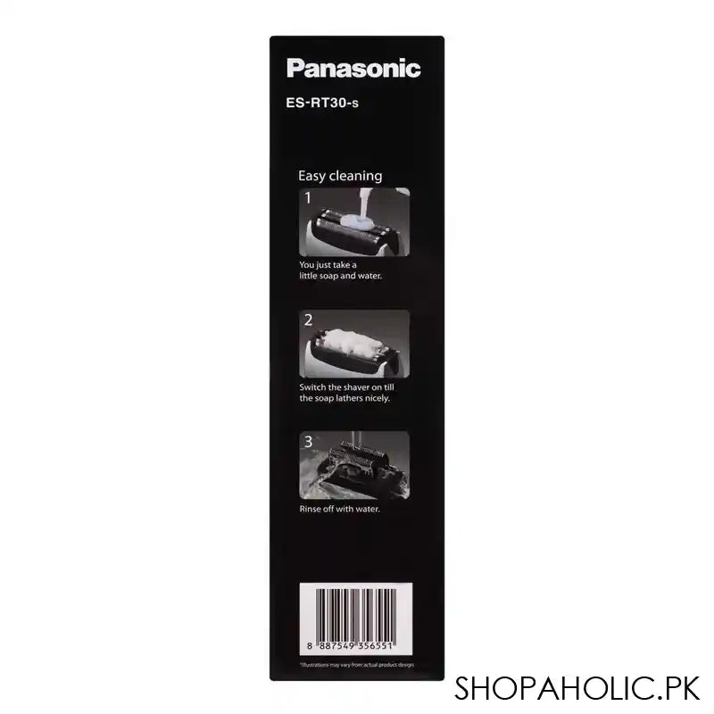 Panasonic 3-Blade Washable Shaver, ES-RT30-S - Image 2