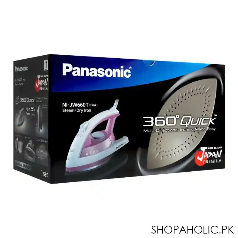 panasonic 360 quick steam/dry iron, 1850w, ni 660 image2
