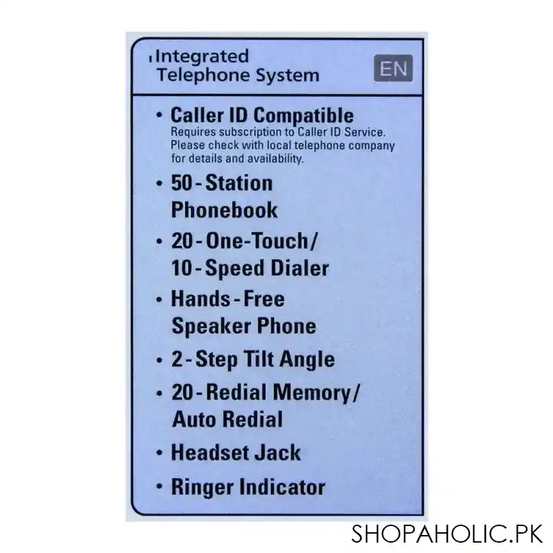 panasonic corded integrated landline phone system, black, kx ts880mx image3
