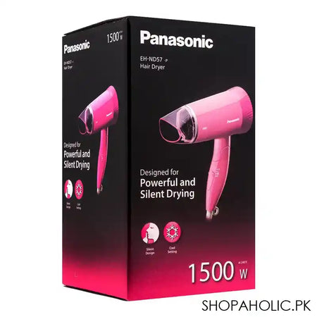 Panasonic Hair Dryer, 1500W, EH-ND57-P - Image 2