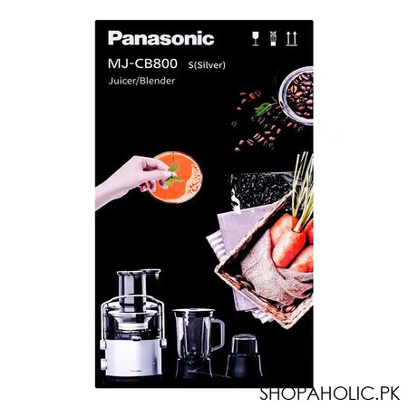 Panasonic Juicer/Blender, 1000W, S(Silver) MJ-CB800STN - Image 4