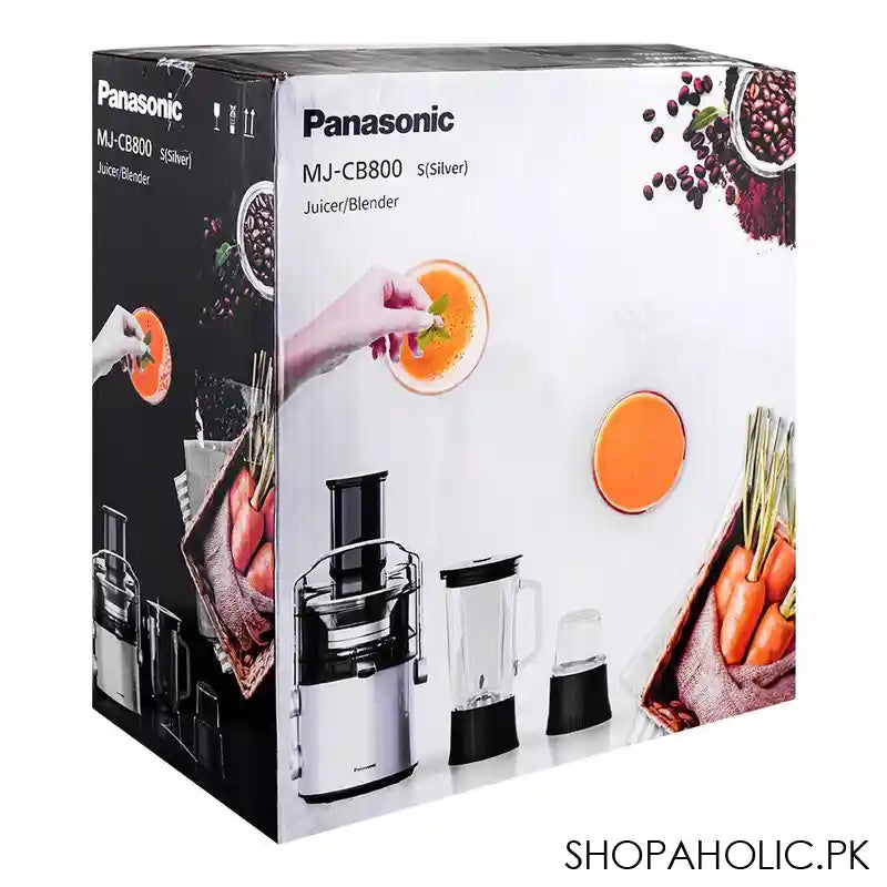 Panasonic Juicer/Blender, 1000W, S(Silver) MJ-CB800STN - Image 3