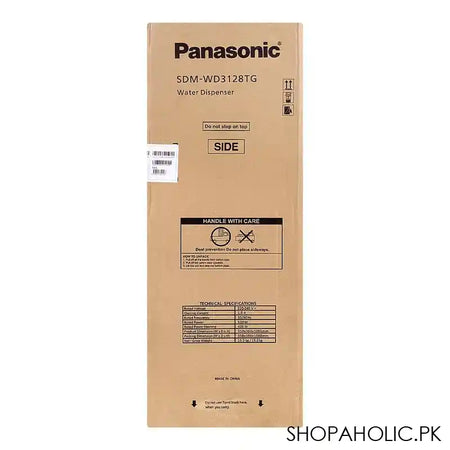 Panasonic Water Dispenser, Stainless Steel Hot Water Tank, Hot, Normal And Cold Water, SDM-WD-3128TG - Image 2