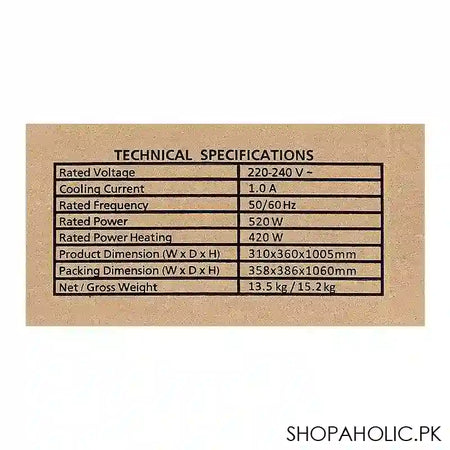 Panasonic Water Dispenser, Stainless Steel Hot Water Tank, Hot, Normal And Cold Water, SDM-WD-3128TG - Image 3