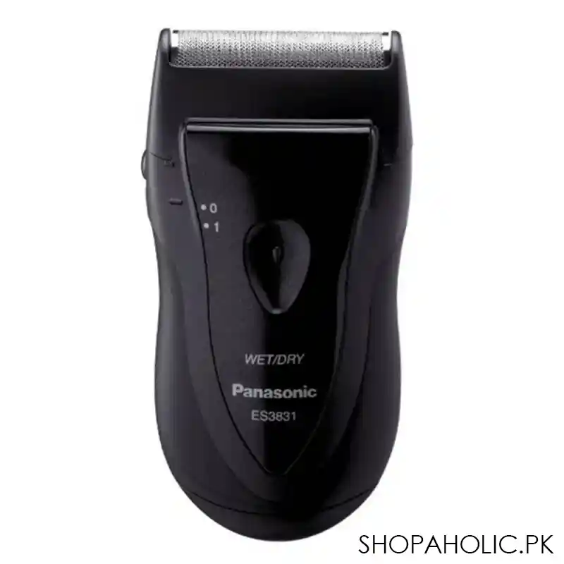 panasonic wet/dry washable electric travel shaver es3831 k main image