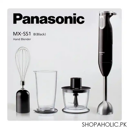 panasonics hand blender, black, mx ss1 image3