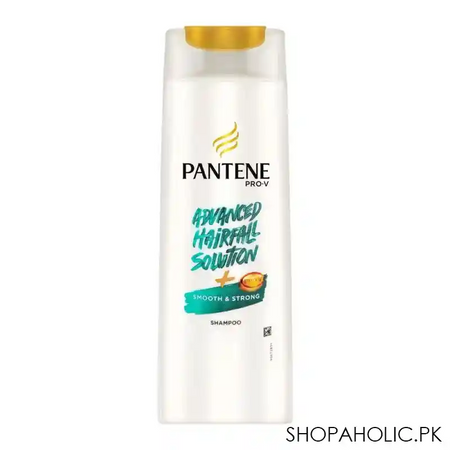 pantene advanced hairfall solution + smooth & strong shampoo, 185ml main image