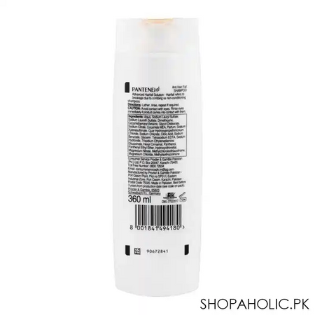 pantene pro v advanced hairfall solution anti hairfall shampoo, 360ml image2