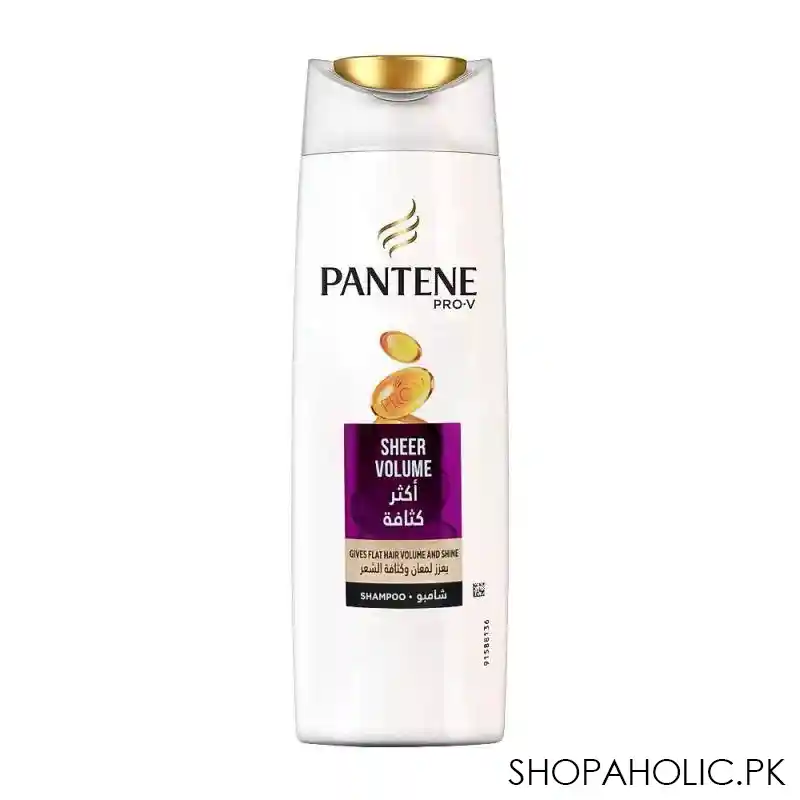 pantene pro v sheer volume shampoo, 400ml main image