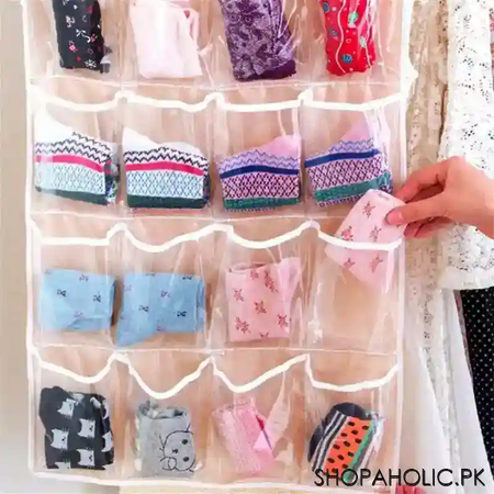 parachute 16 pockets multilayer wardrobe hanging organizer image3