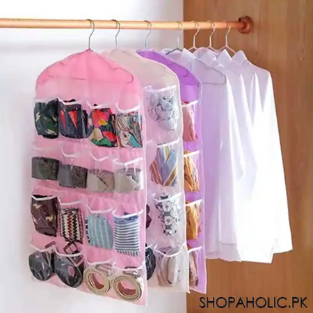 parachute 16 pockets multilayer wardrobe hanging organizer image6