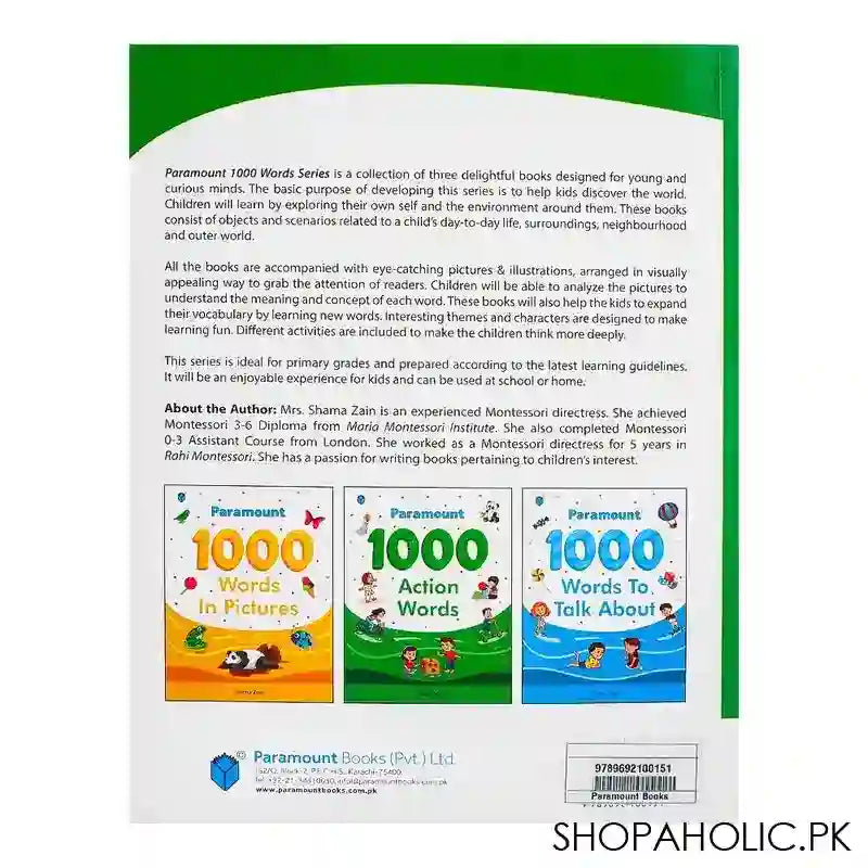 Paramount 1000 Action Words, Book - Image 2