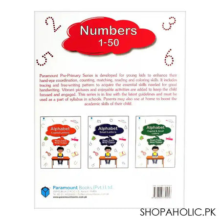 Paramount Learn To Write Numbers 1 To 50 Book - Image 2
