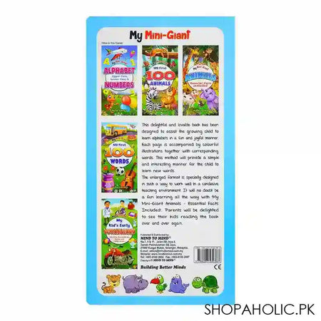 Paramount My Mini-Giant Animals Essential Facts, Book For Preschoolers - Image 2