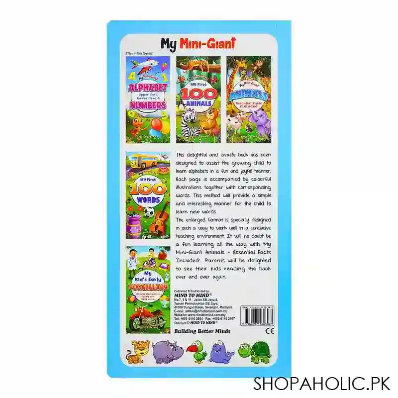 Paramount My Mini-Giant Animals Essential Facts, Book For Preschoolers - Image 2