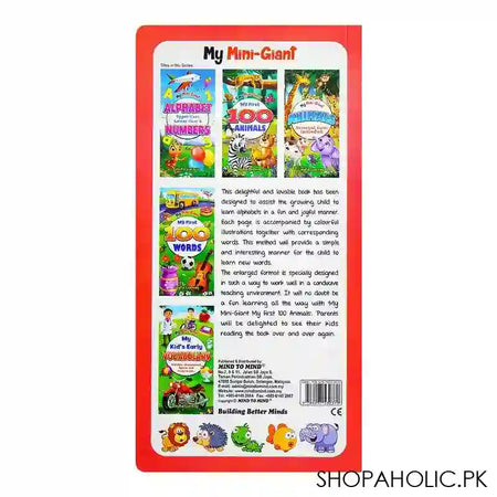 Paramount My Mini-Giant My First 100 Animals (Bb), Book For Preschoolers - Image 2