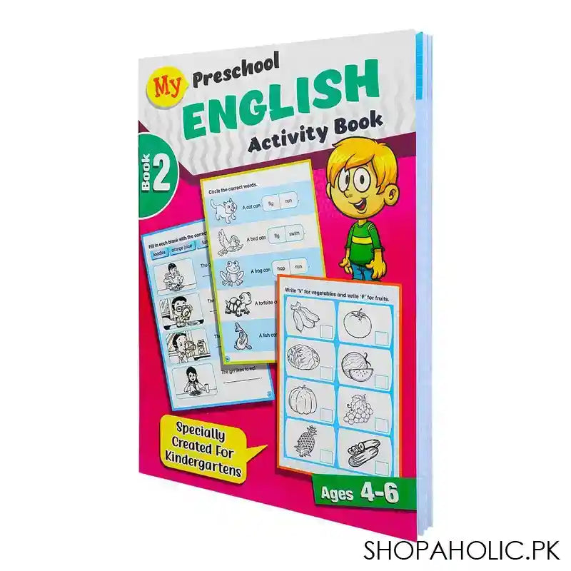 Paramount My Preschool English Activity Book 2, For 4-6 Year Kids - Main Image