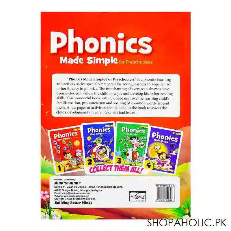 Paramount Phonics Made Simple, Book For Preschoolers, Book 1 - Image 2