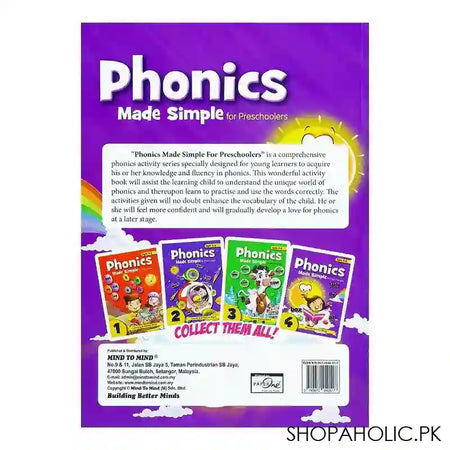 Paramount Phonics Made Simple, Book For Preschoolers, For 4-6 Year Kids, Book 4 - Image 2