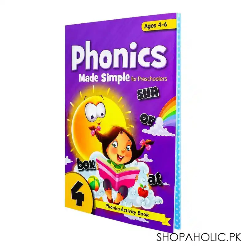 Paramount Phonics Made Simple, Book For Preschoolers, For 4-6 Year Kids, Book 4 - Main Image