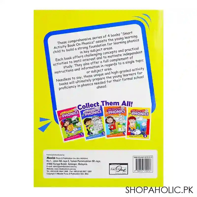 Paramount Smart Activity Book On Phonics, For 5 To 7 Year Kids, Book 2 - Image 2