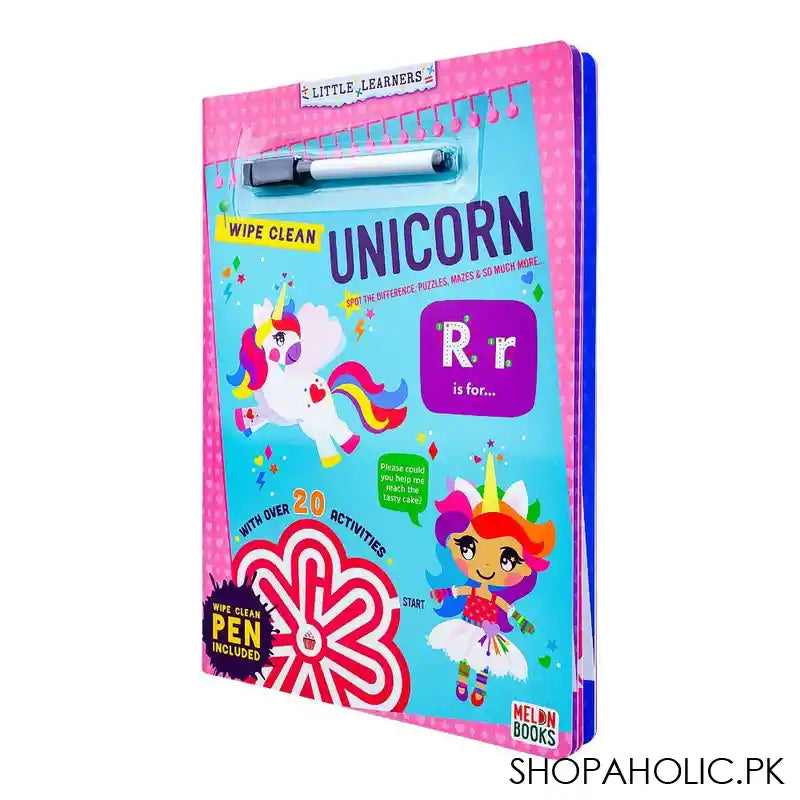 Paramount Wipe Clean Unicorn, Book For Kids, Pen Included - Main Image