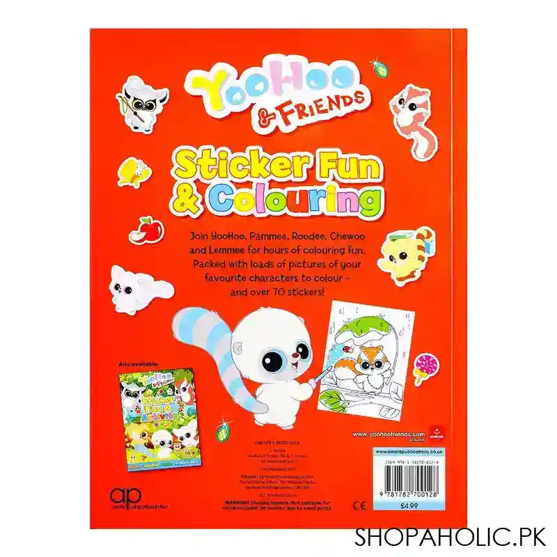 Paramount Yoohoo & Friends, Sticker Fun & Coloring Book - Image 2