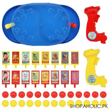 parent child shoot joystick board game image4