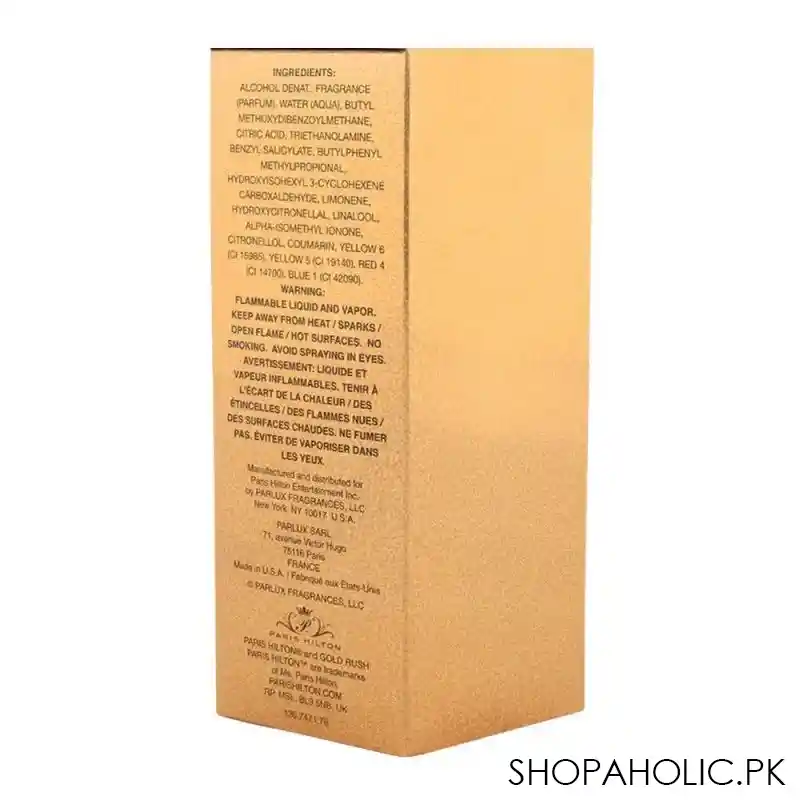 paris hilton gold rush eau de parfum 100ml image3