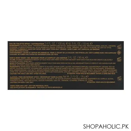 Paris Hilton Gold Rush Man Set - Image 4