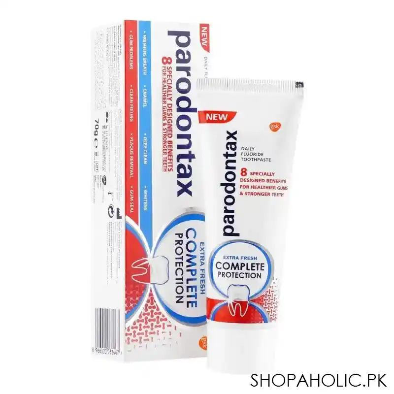parodontax extra fresh complete protection toothpaste, 70g main image