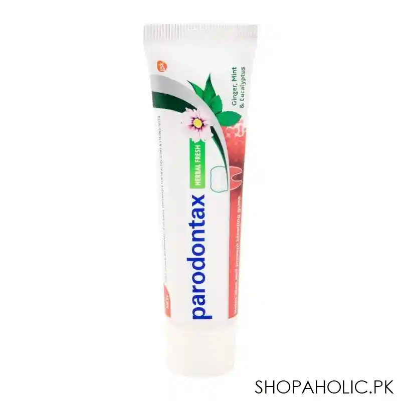 parodontax herbal fresh ginger, mint & eucalyptus toothpaste, 50g image2