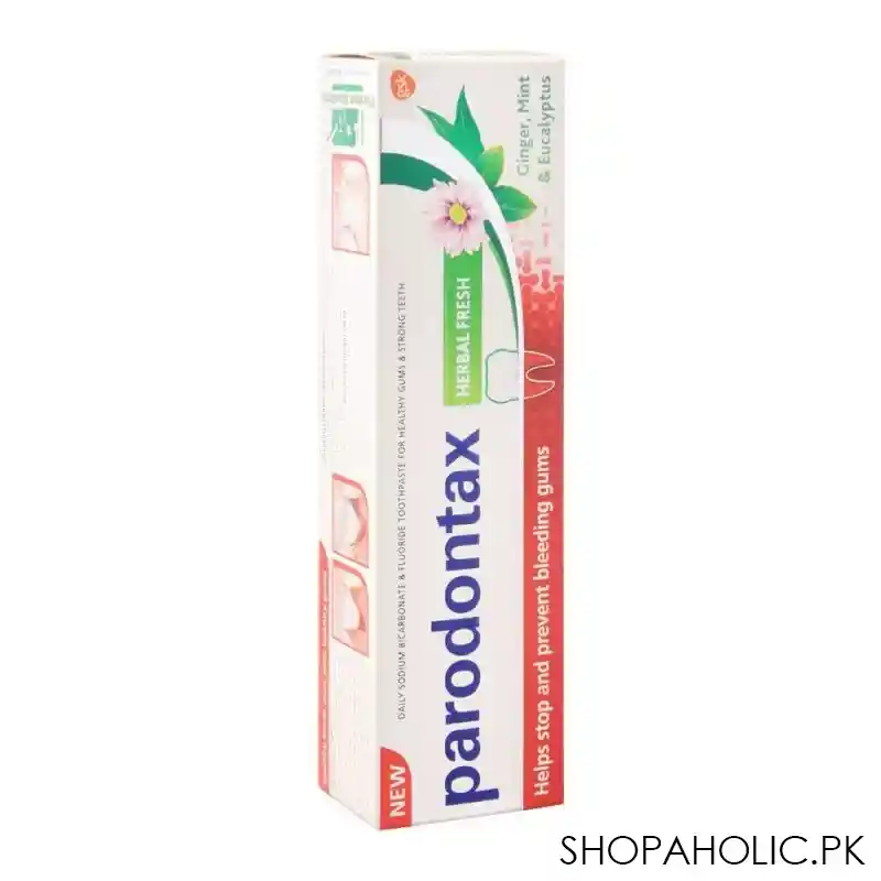 parodontax herbal fresh ginger, mint & eucalyptus toothpaste, 50g image3