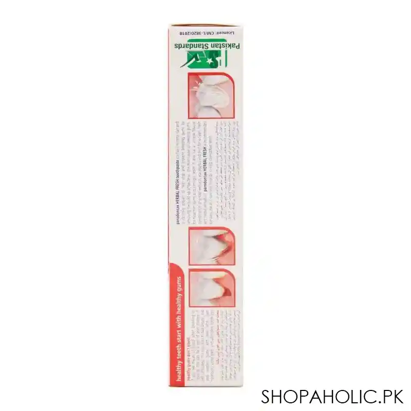 parodontax herbal fresh ginger, mint & eucalyptus toothpaste, 50g image4