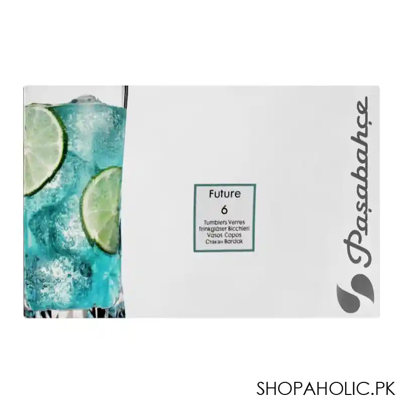 Pasabahce Future Tumbler 6 Pieces Glass Set, 41442 - Image 2