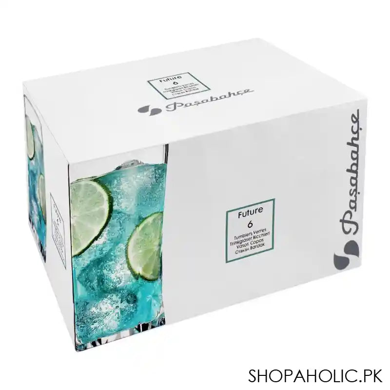 Pasabahce Future Tumbler 6 Pieces Glass Set, 41442 - Image 3