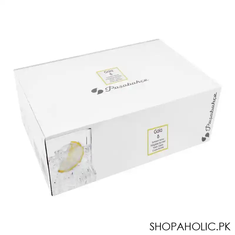 Pasabahce Gaia Tumbler Glass Set, 6 Pieces, 420164 - Image 3