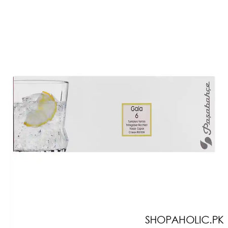 Pasabahce Gaia Tumbler Glass Set, 6 Pieces, 420164 - Image 2