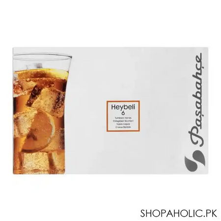 pasabahce heybeli hb tumbler glass set, 6 pieces, 420845 image3