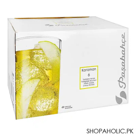 Pasabahce Karaman Tumbler Set, Water Glass, 6-Pack, 52449 - Image 2