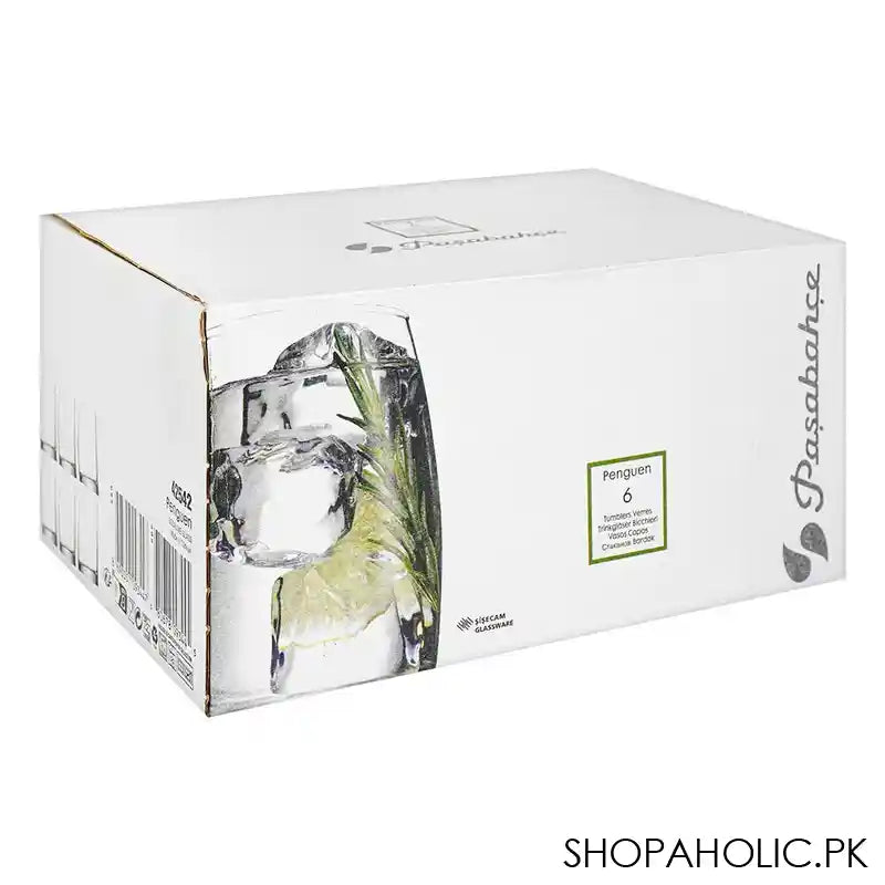 Pasabahce Penguen Tumbler Set, Water Glass, 6-Pack Set, 42542 - Image 2